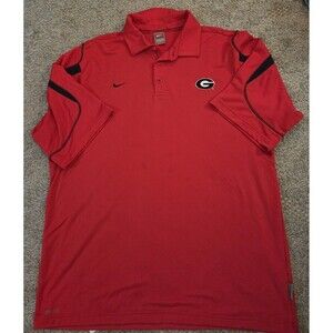 Vintage Georgia Bulldogs- UGA Nike Team - Logo Stitched Mens XL Polo Shirt